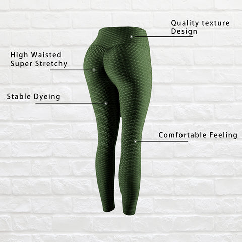 KIHOUT Pants For Women Deals Solid Sports Casual Skinny Pockets High Waist  Pants 
