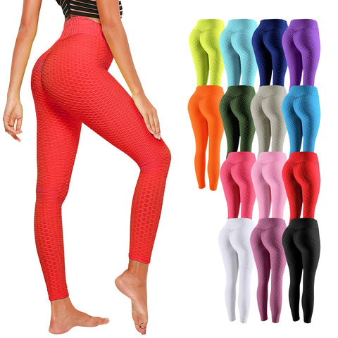 10 Pieces Women's Hight Waist Legging Yoga Pants [random color]