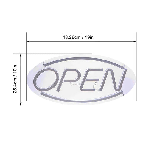 LED Neon Open Sign (Round)